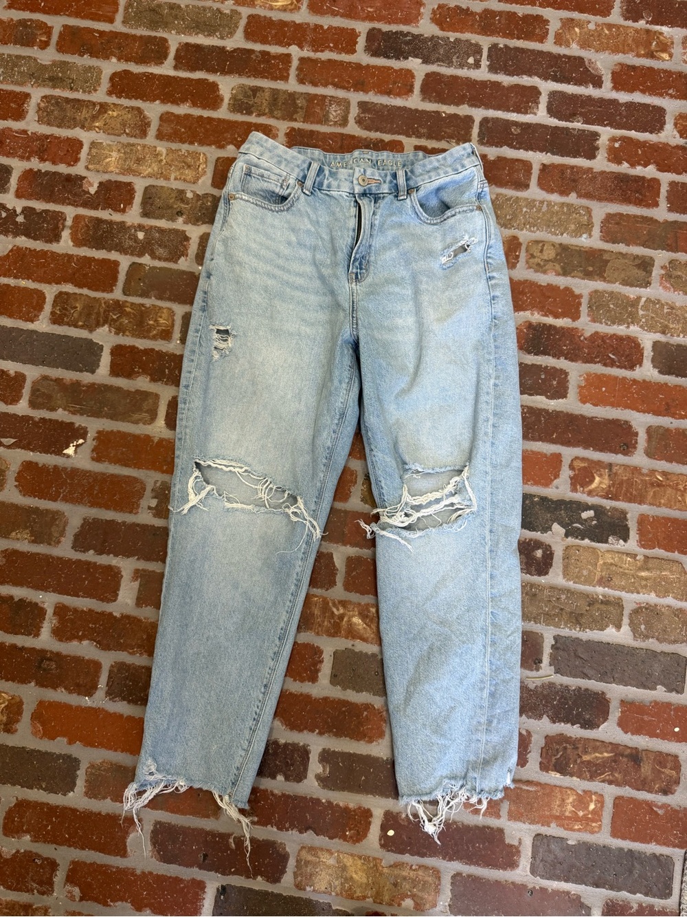 Curvy Mom Jeans American Eagle 10 short